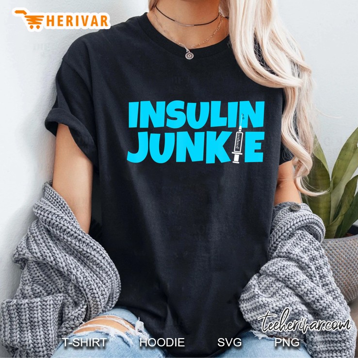 Diabetes Type One Funny - Insulin Junkie Ladies Tee