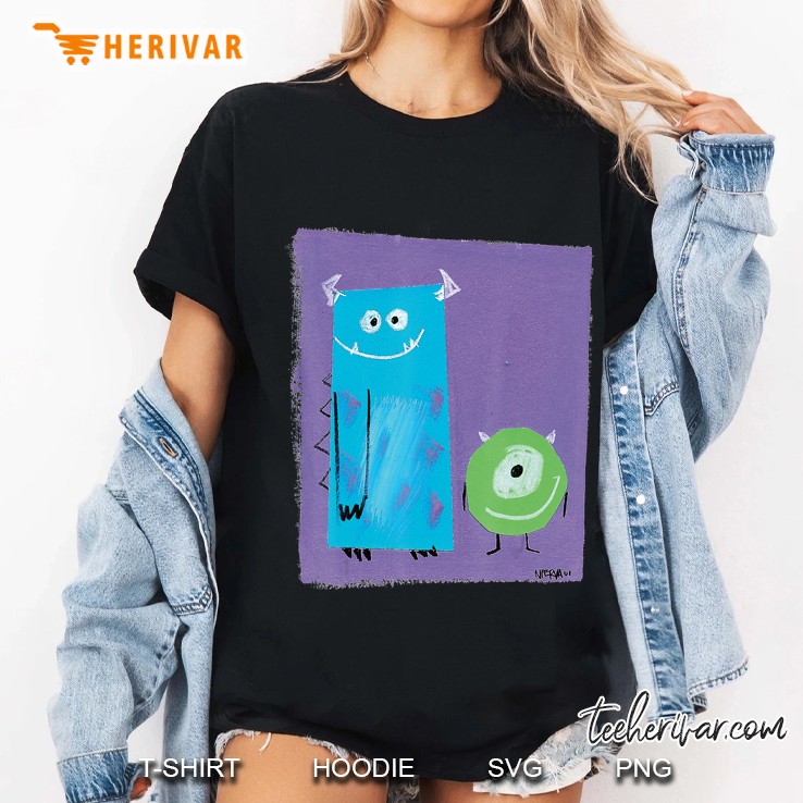 Pixar Monsters Inc Sulley Mike Nierva Ladies Tee