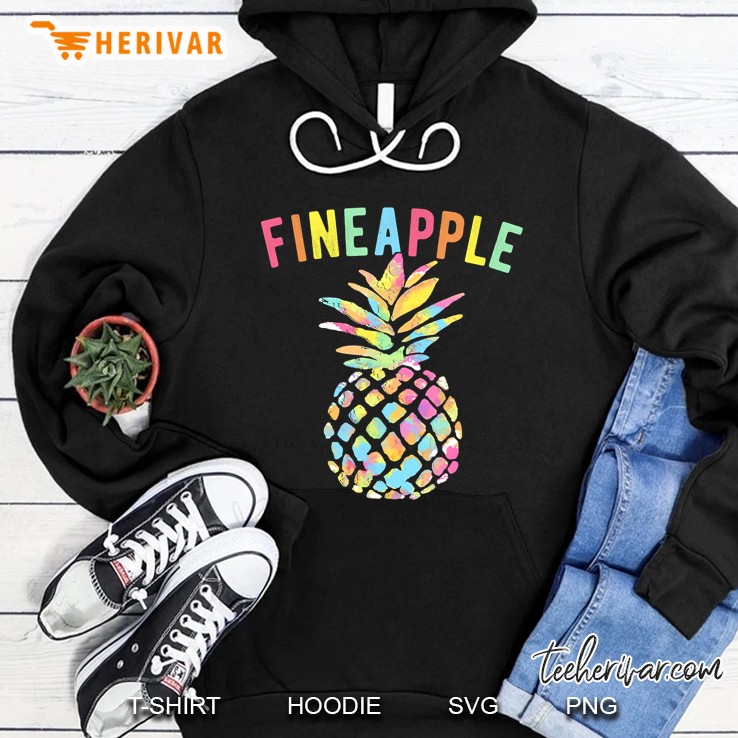 Fineapple Pastel Watercolor Rainbow Pride Pineapple Mugs