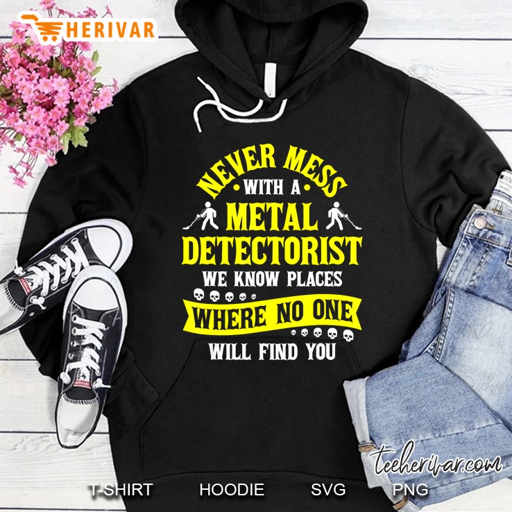 Funny Metal Detector Gifts For Men Women Kids Hoodie