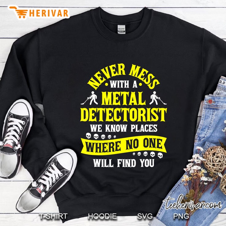 Funny Metal Detector Gifts For Men Women Kids Sweatshirt
