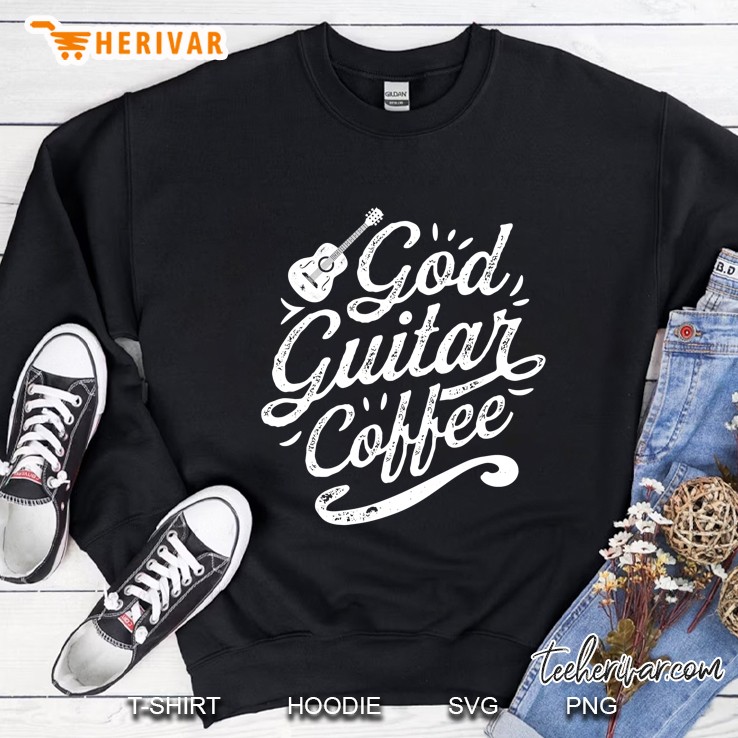 God Guitar Coffee Music Lover Funny Christian Men Mugs