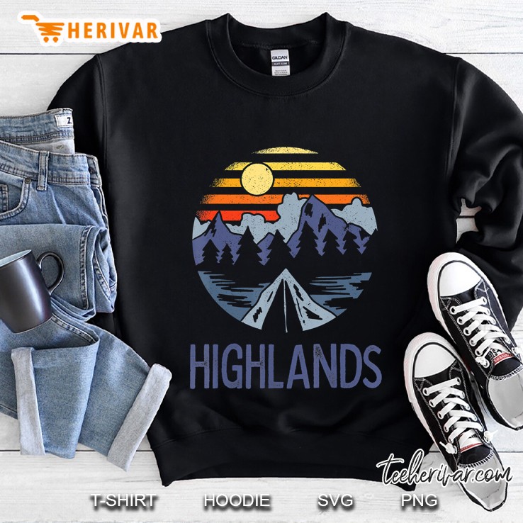 Highlands North Carolina Nc Black Bear Blue Ridge Mountains Sweatshirt