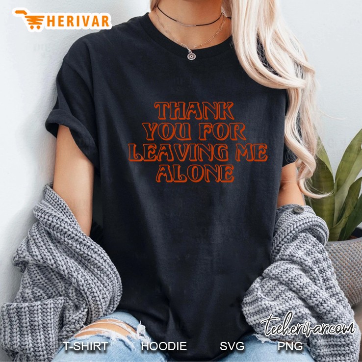 Introvert Thank You For Leaving Me Alone Retro Introverted Ladies Tee
