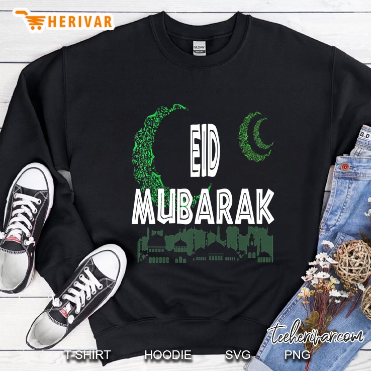 Islamic Eid Mubarak Celebration Men Women Kids Gift Tshirt Mugs