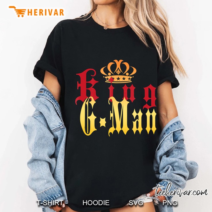 Mens King G-Man Fathers Day Gift Idea Ladies Tee