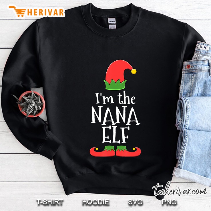 Nana Elf For Matching Family Group Mugs