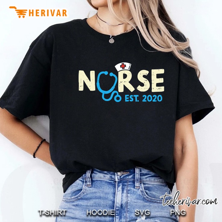 Nurse Est 2020 Future Graduate Graduating Men Women Gift Hoodie