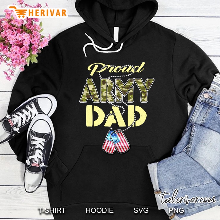 Proud Army Dad Military Family Shirt Father Gift Mugs