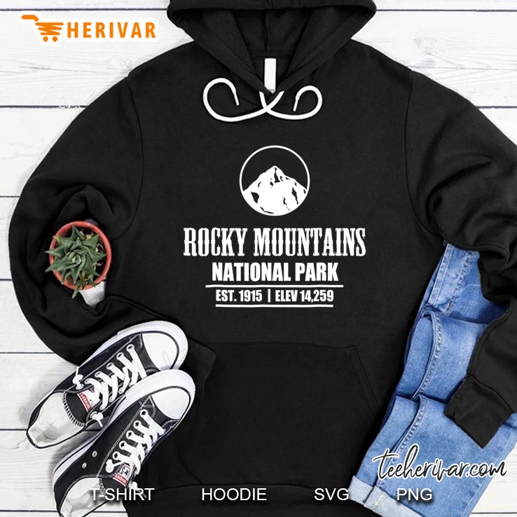 Rocky Mountain National Park Tshirt Hiking Wanderlust Tee Hoodie
