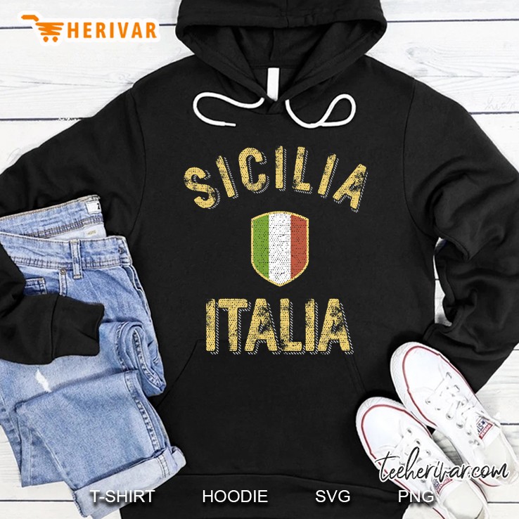 Sicilia Italia Tee - Vintage Sicily Italy Mugs