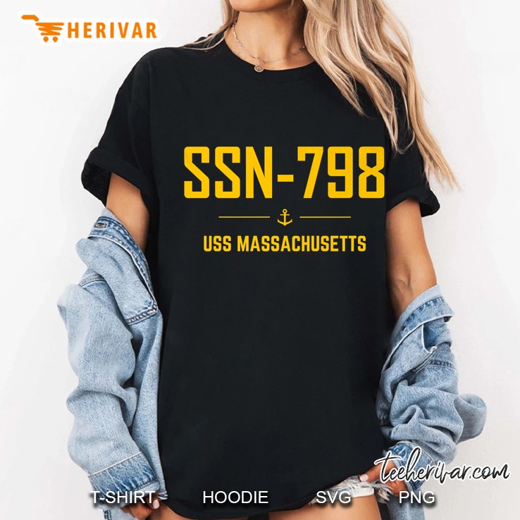 Ssn-798 Uss Massachusetts Hoodie