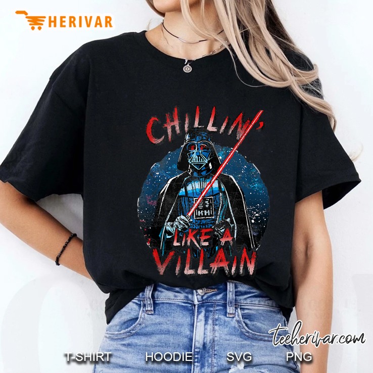 Star Wars Darth Vader Chillin' Like A Villain Portrait Hoodie