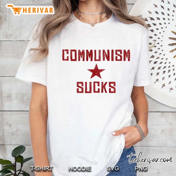 Communism Sucks - America First Anti Communist Socialism Premium Hoodie