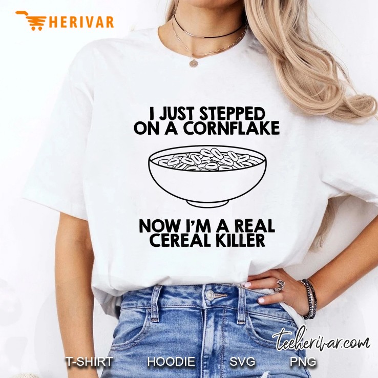 Cool Breakfast Cornflakes I Love Cereals Ladies Tee