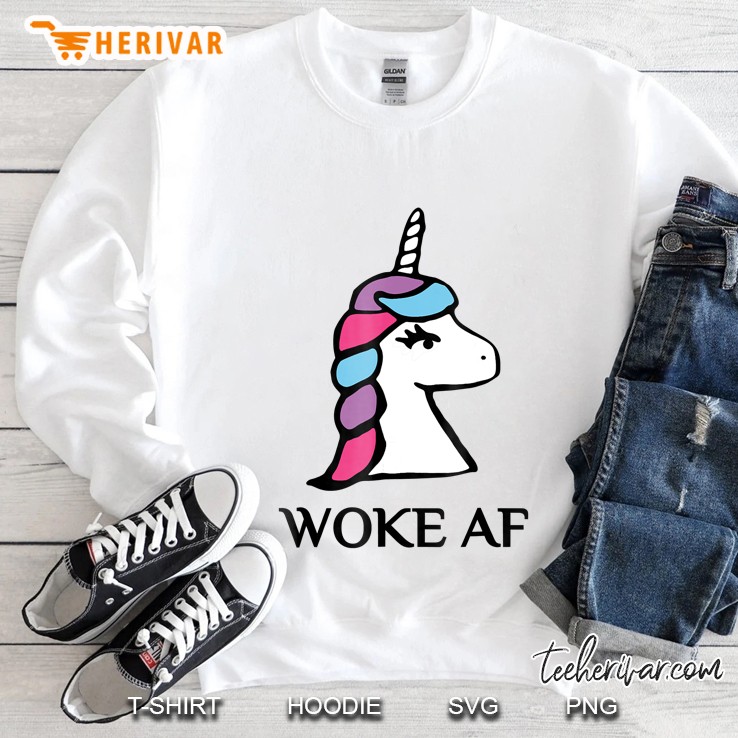 Unicorn Woke Af Sweatshirt