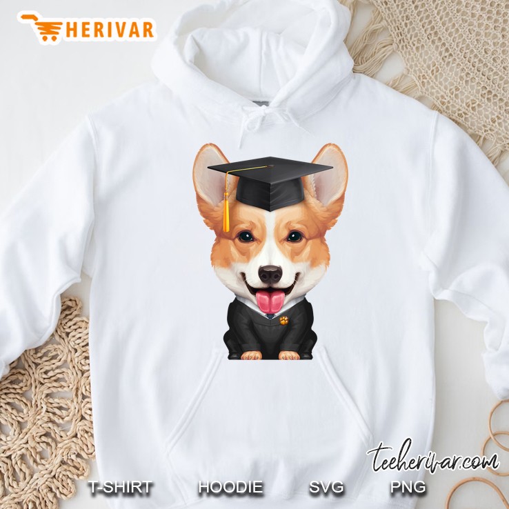 Welsh Corgi Graduation Hoodie