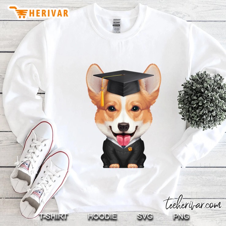 Welsh Corgi Graduation Sweatshirt