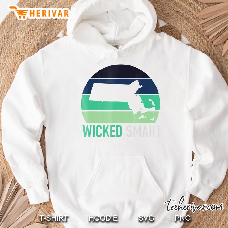 Wicked Smaht Funny Boston Mass Wicked Smart Funny Hoodie