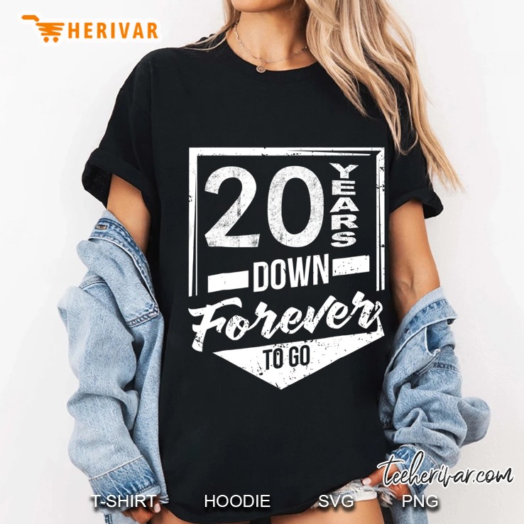 20 Years Down Forever To Go - 20Th Anniversary Tee Ladies Tee