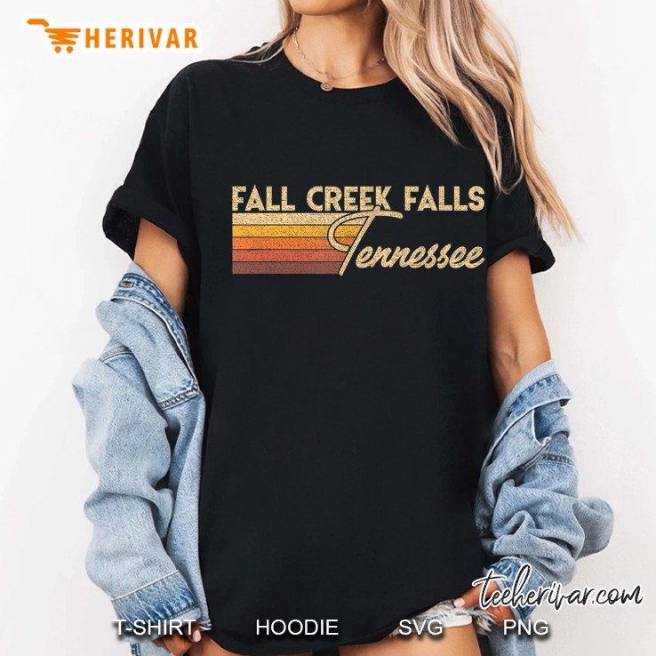 80S Style Fall Creek Falls Tennessee Hoodie