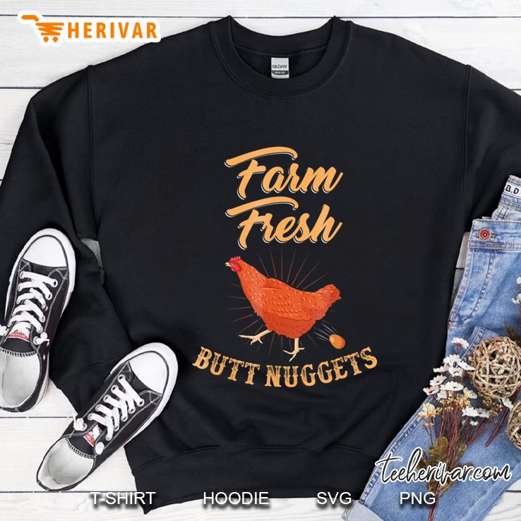 Chicken Farm Fresh Butt Nuggets I Gift Men Women Mugs