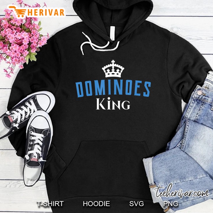 Funny Dominoes King Hoodie