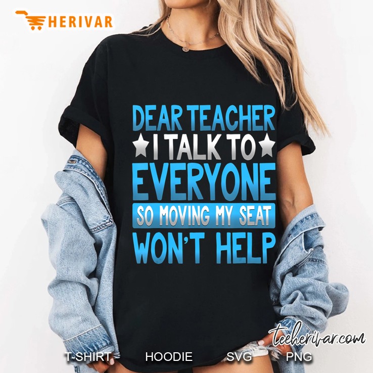 I Talk To Everyone So Moving My Seat Won