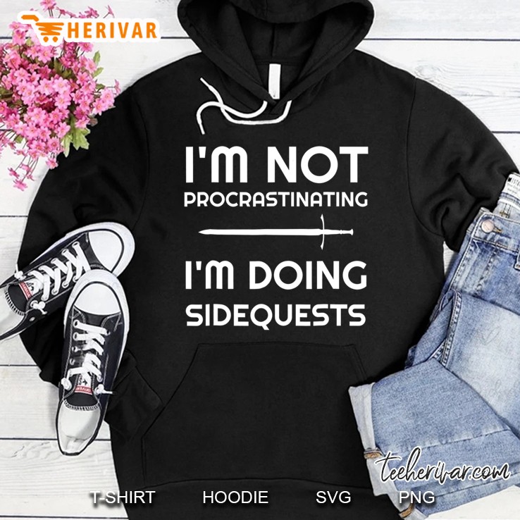 I'm Not Procrastinating I'm Doing Side Quests Gamer Shirt Mugs