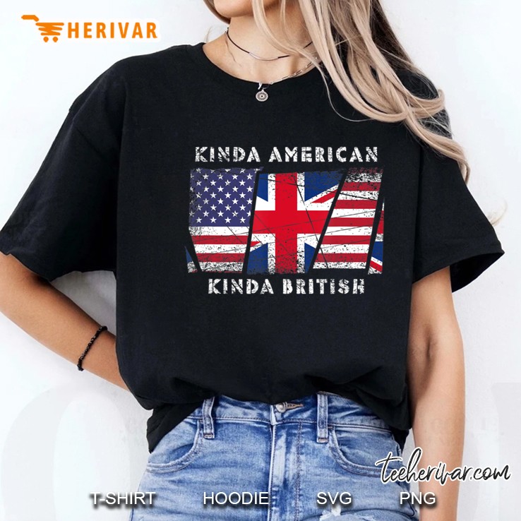 Kinda American Kinda British - Dual Citizenship Ladies Tee