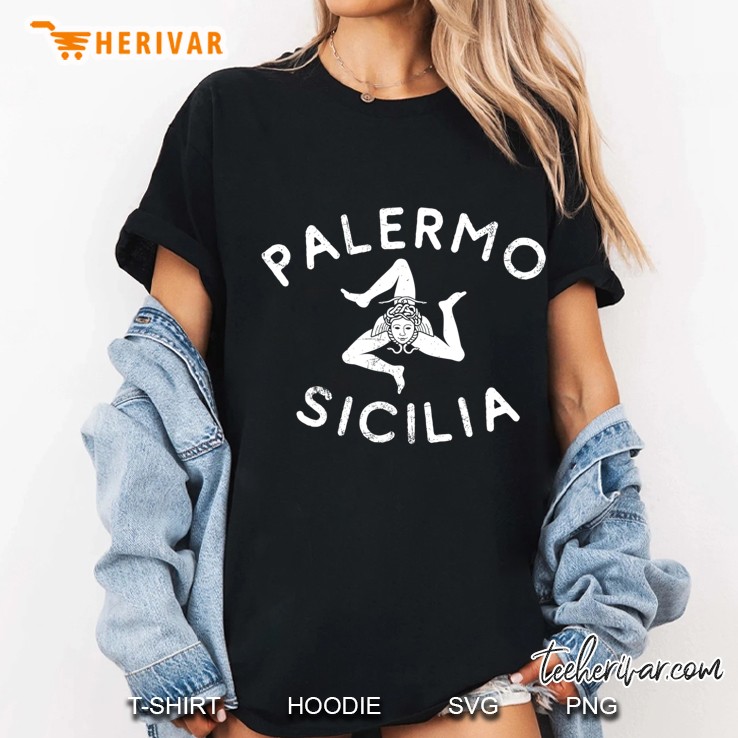 Palermo Sicilia - Vintage Palermo Sicily Tee Hoodie