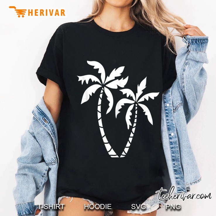 Palm Tree Tank Top Ladies Tee