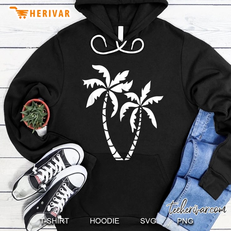 Palm Tree Tank Top Hoodie