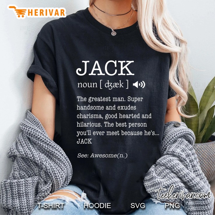 The Name Is Jack Funny Gift Adult Definition Men