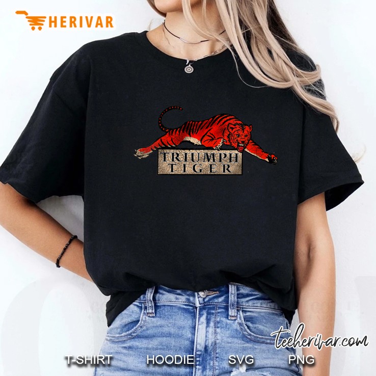 Womens The Legendary Triumph Tiger V-Neck Ladies Tee