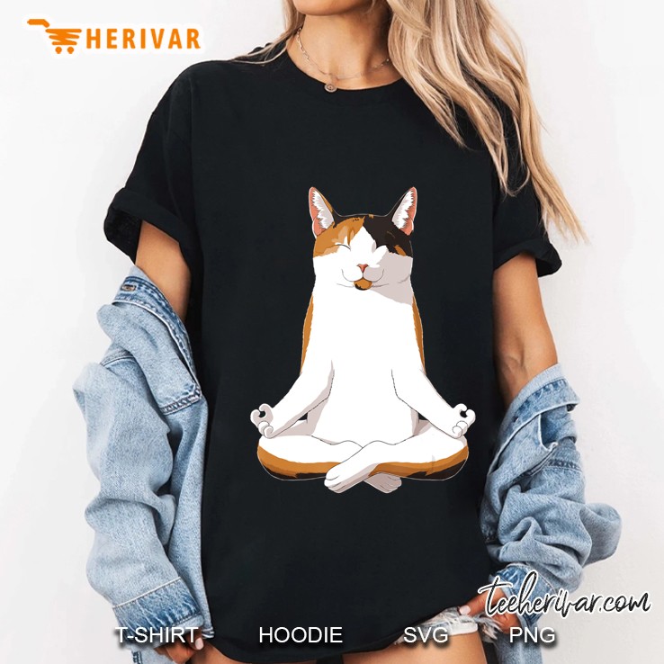 Yoga Calico Cat Hoodie