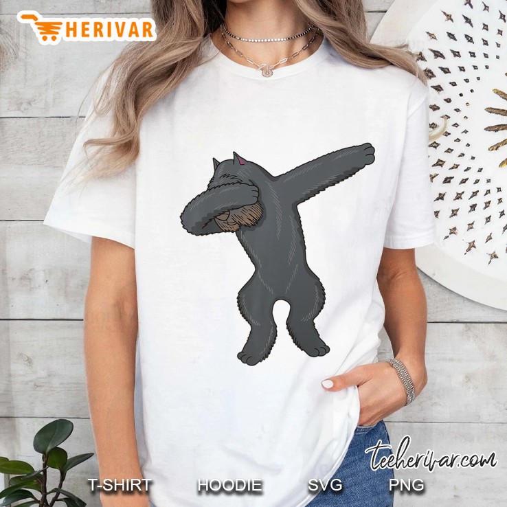 Dabbing Bouvier Des Flandres Dab Dance Funny Dog Gift Premium Ladies Tee