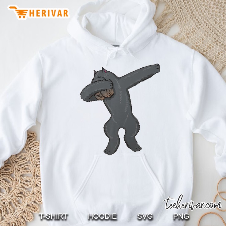 Dabbing Bouvier Des Flandres Dab Dance Funny Dog Gift Premium Hoodie