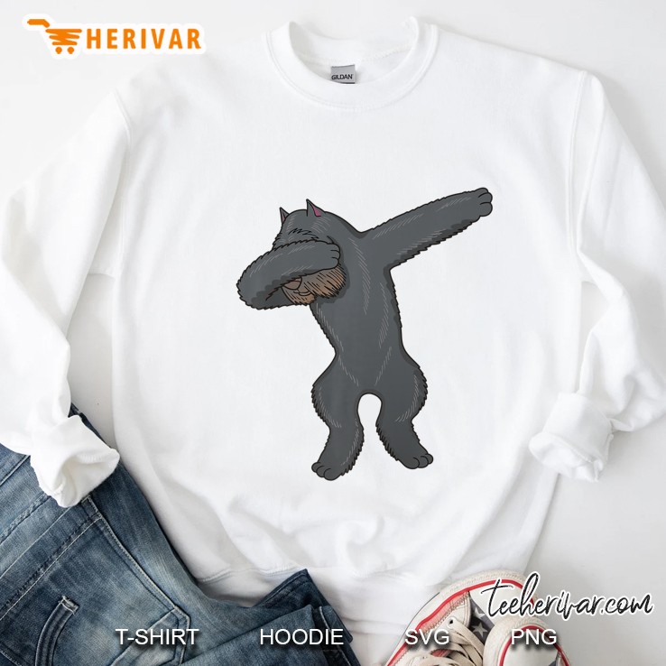 Dabbing Bouvier Des Flandres Dab Dance Funny Dog Gift Premium Sweatshirt
