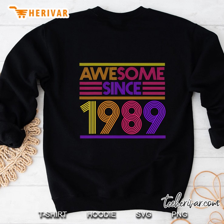 31St Birthday Gifts - Awesome Since 1989 Ver2 Sweatshirt