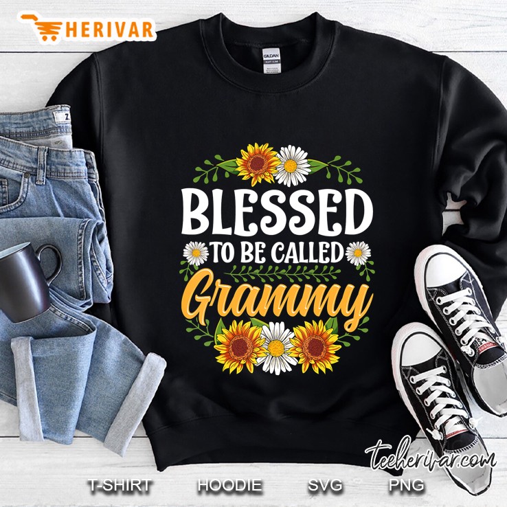 Blessed To Be Called Grammy Shirt Mothers Day Sweatshirt