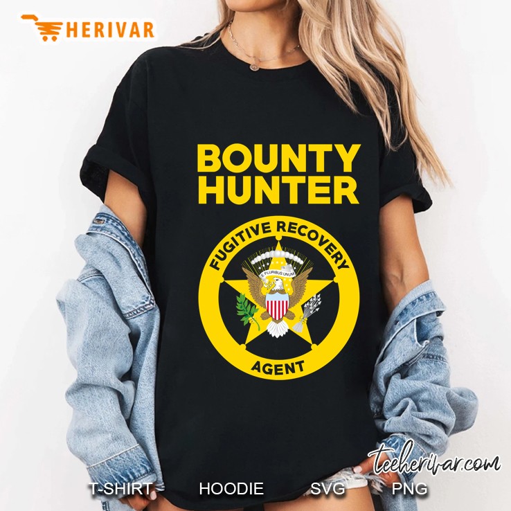 Bounty Hunter Fugitive Recovery Agent Bail Bondsman Duty Pullover Ladies Tee