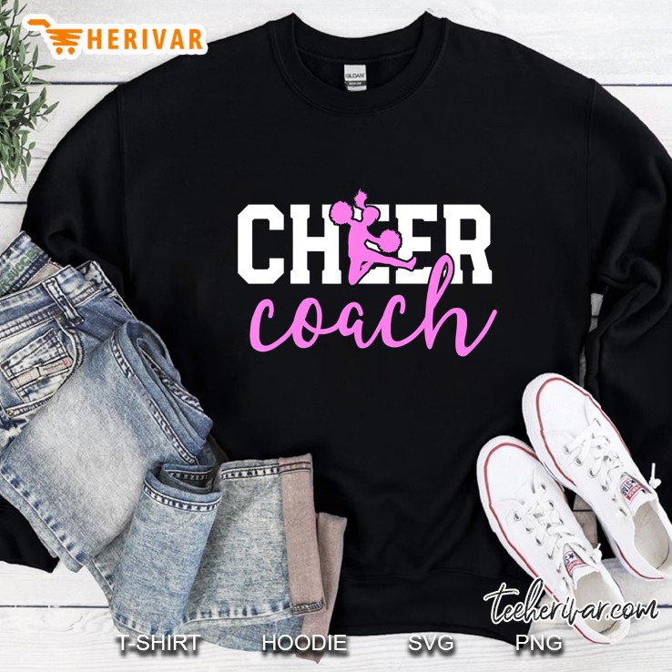 Cheer Coach Gift For Women Vintage Cheerleader Shirt Squad Sweatshirt