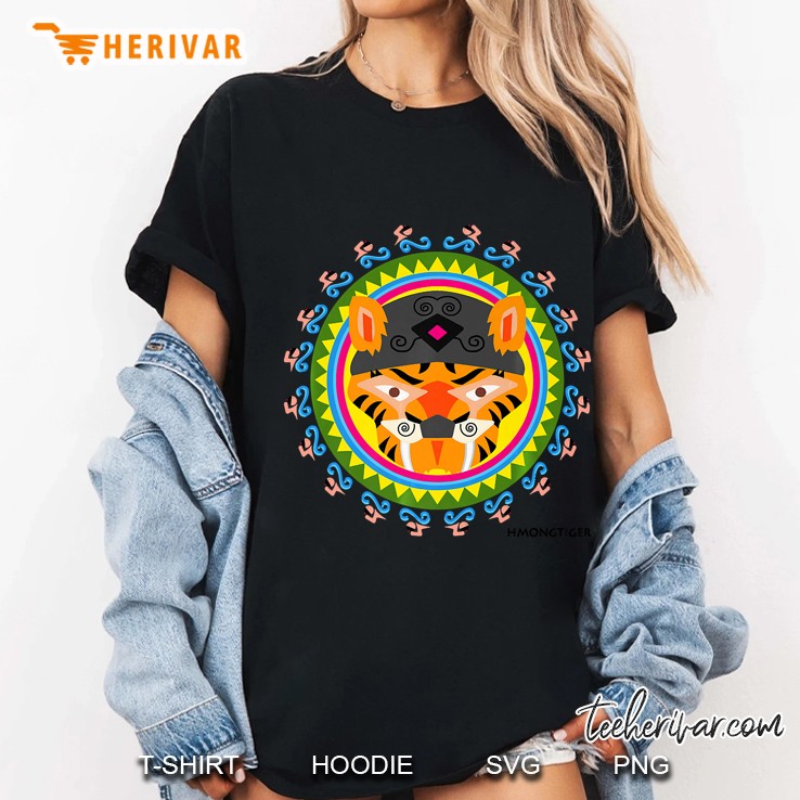 Hmongtiger Superhero Hmong Heroes Crossing Mekong Hoodie