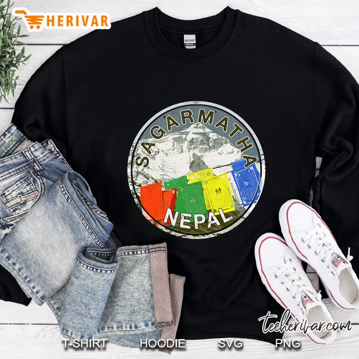 Nepal Mount Everest Sagarmatha Mountain Climbing Sweatshirt