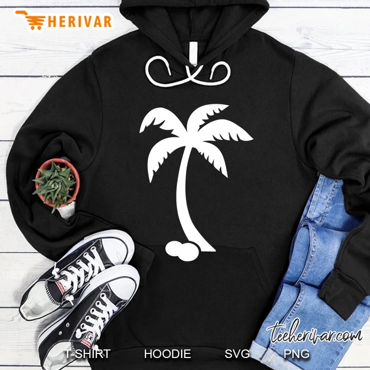 Palm Tree With Coconuts Hoodie