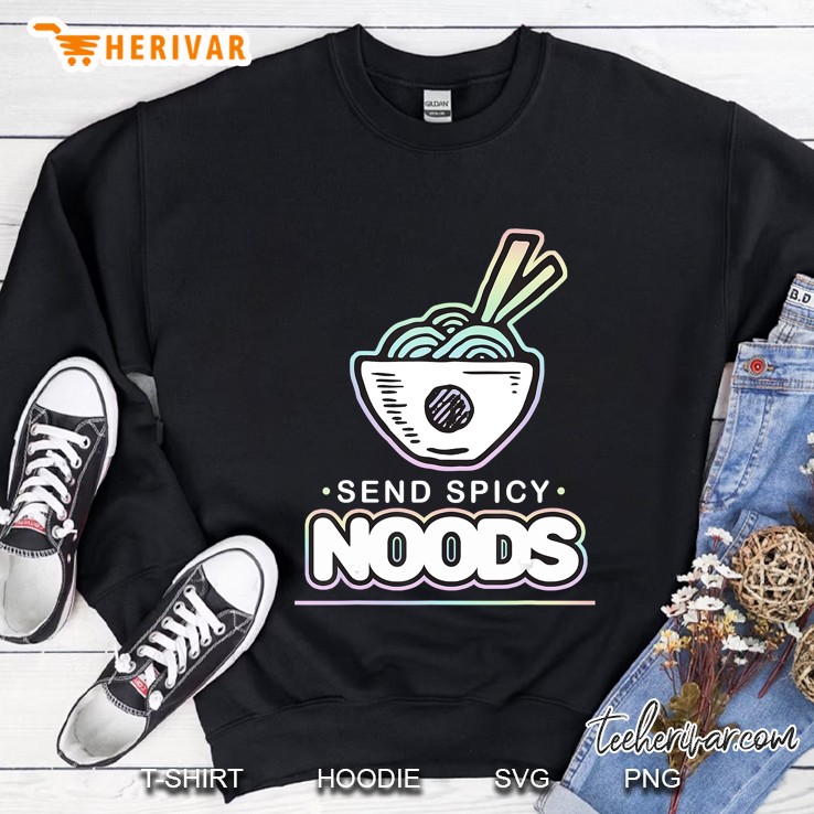 Retro Japanese Ramen Noodle Shirt Send Spicy Noods Sweatshirt