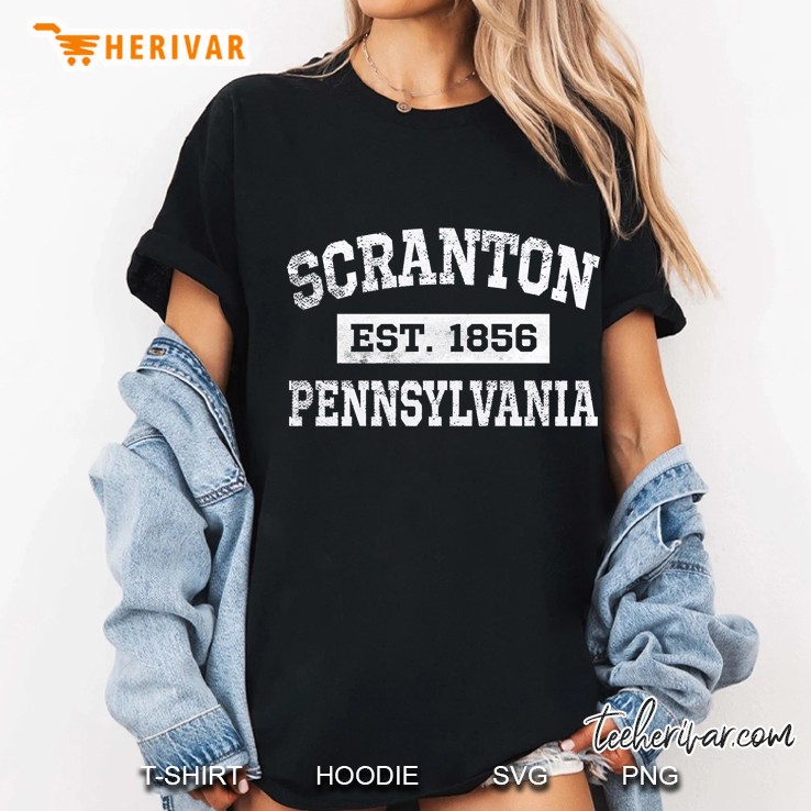 Scranton Pennsylvania Est. 1856 Ver2 Ladies Tee