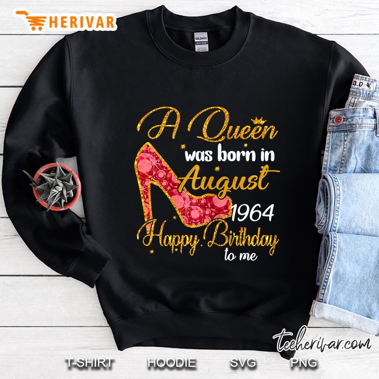 Womens A Queen Was Born In August 1964 55Th Birthday Gifts Mugs