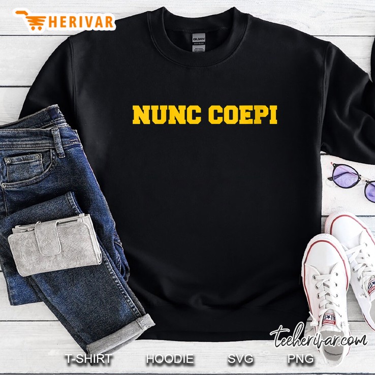 Womens Now I Begin - Nunc Coepi Sweatshirt